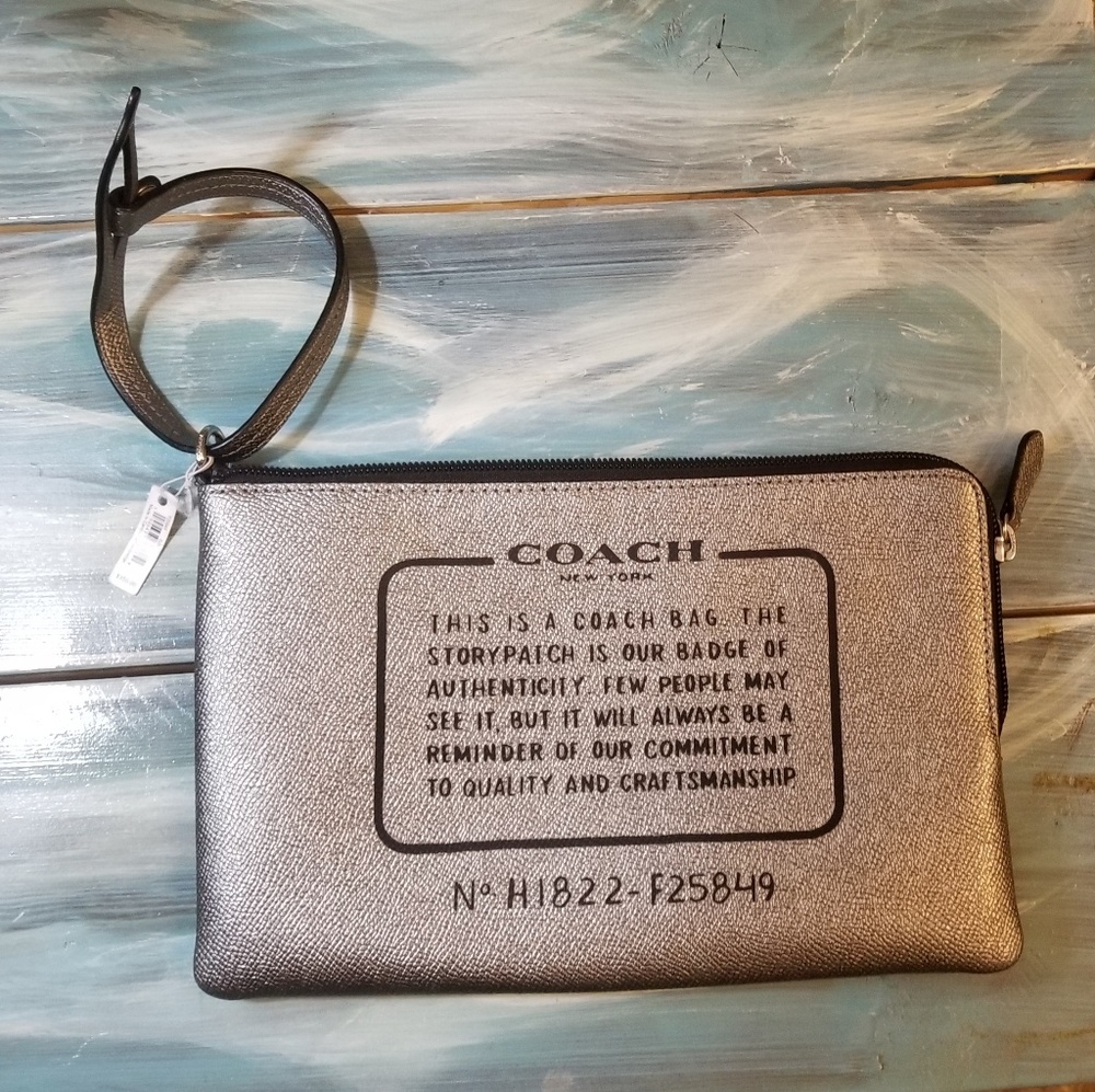 Coach City zip pouch